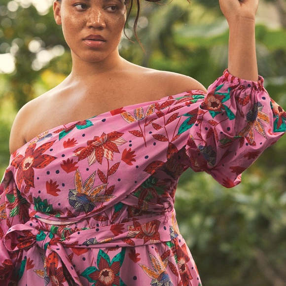 Eloquii Dresses | New Eloquii Pink Floral Wrap Dress | Poshmark